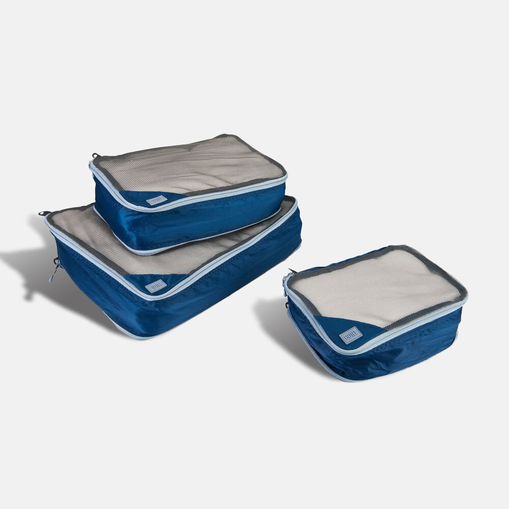 Double Zip Packing Travel Cube 3 Piece Set Built NY Costco